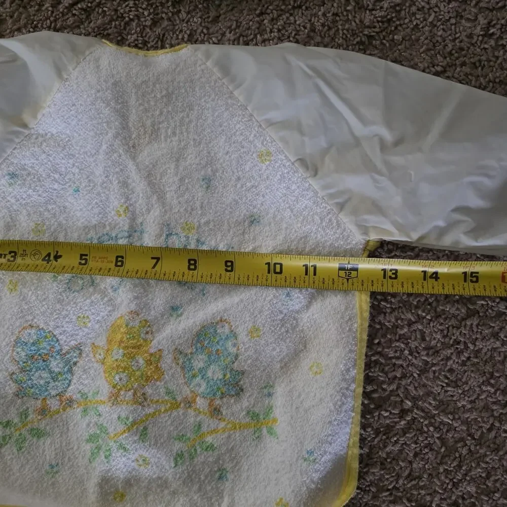 Vintage Baby Coverall Bibs Set Of 2 Long Sleeve Art 90s 80s Carters Pastel